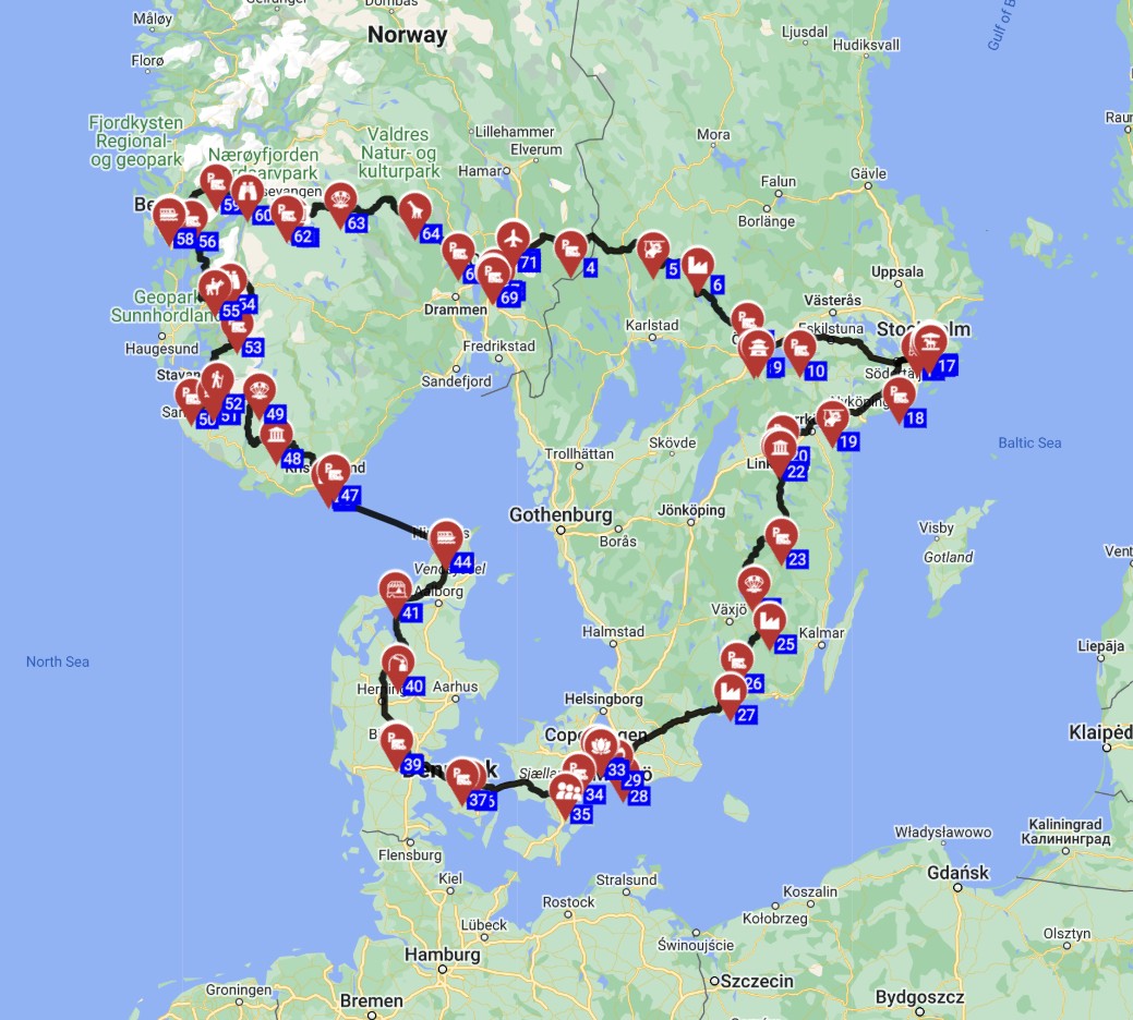 Oslo Round trip  - Norway Sweden and Denmark Family Adventure